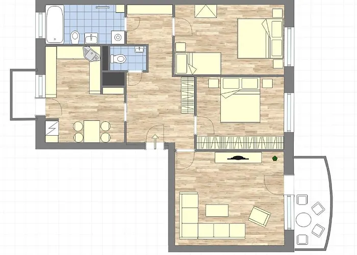 アパート Zlatovska *